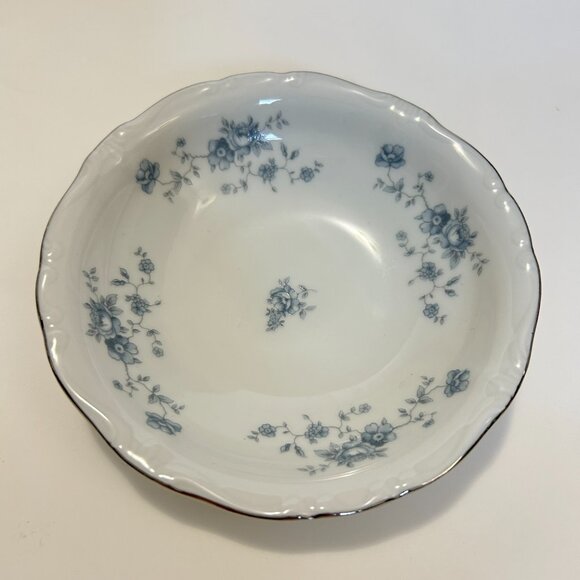 Johann Haviland Blue Garland Bavaria Germany Fruit Desert Bowls 5" set of 6 - Picture 10 of 12